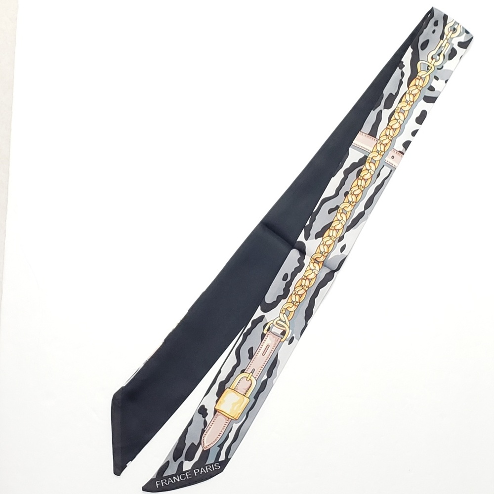 ⤵⤵1pc Classic Leopard Lock Design Cotton Scarves